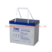 12V 55ah Storage Sealed Maintenance Free Deep Cycle Gel Battery for Solar/Inverter/Marine/Golf Cart